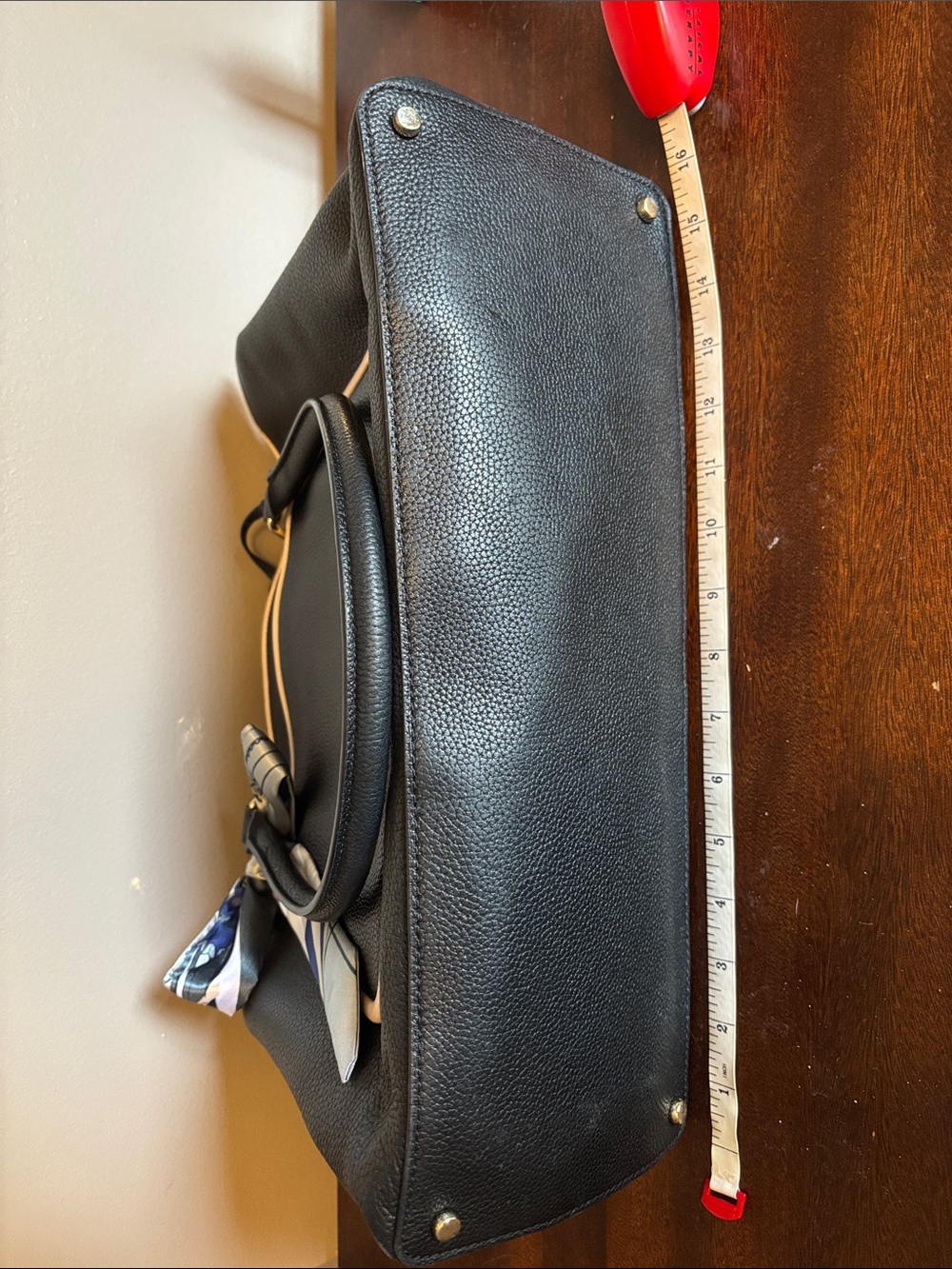 EUC Kate Spade Evangelie Tote Black and Cream - Picture 12 of 14